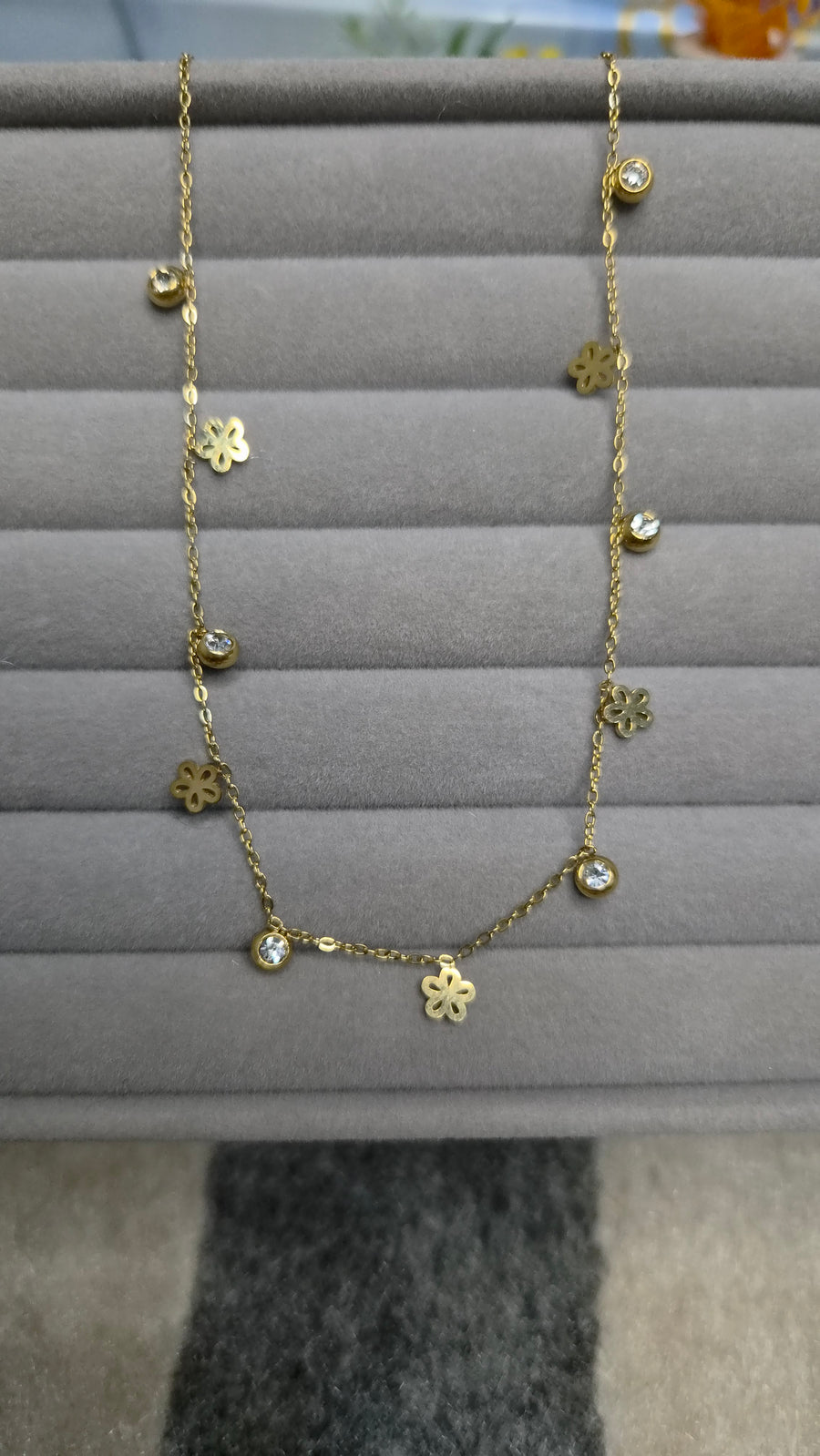 Floral Charm Necklace