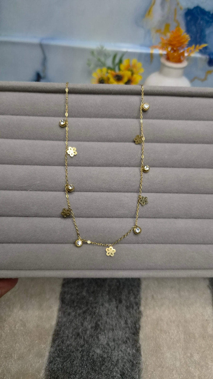 Floral Charm Necklace