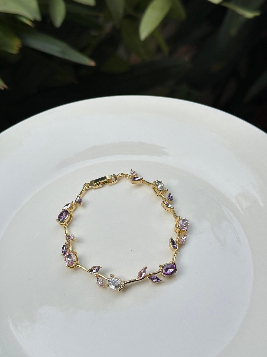 Purple Tulip Bracelet