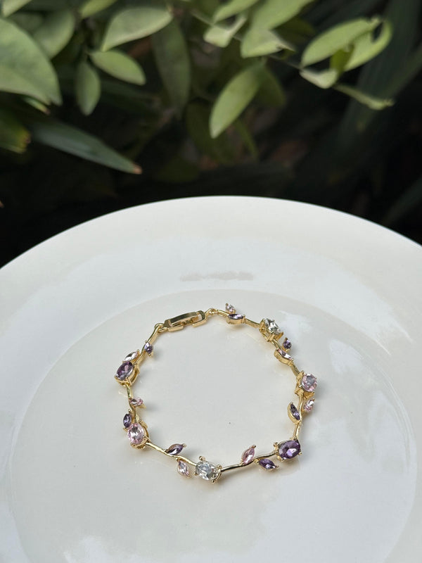 Purple Tulip Bracelet