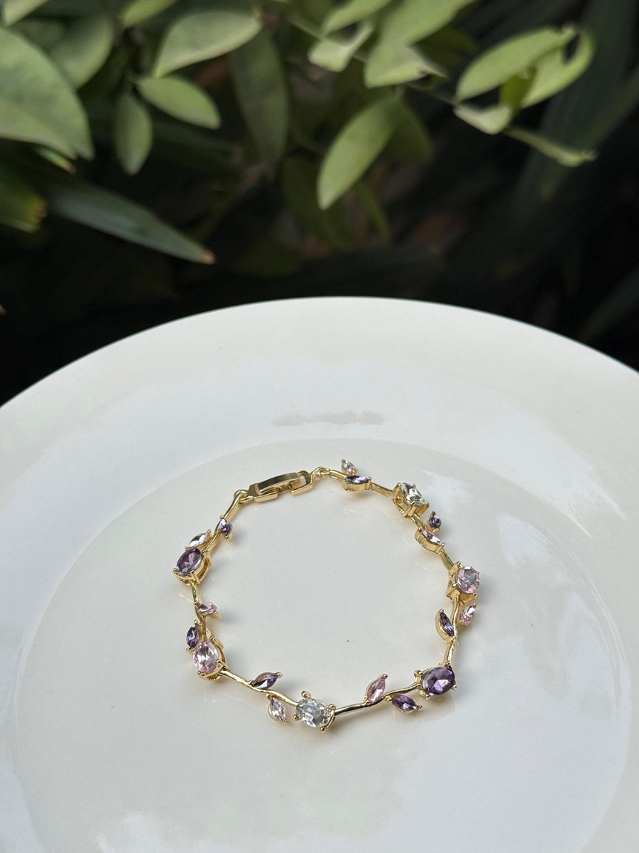 Purple Tulip Bracelet