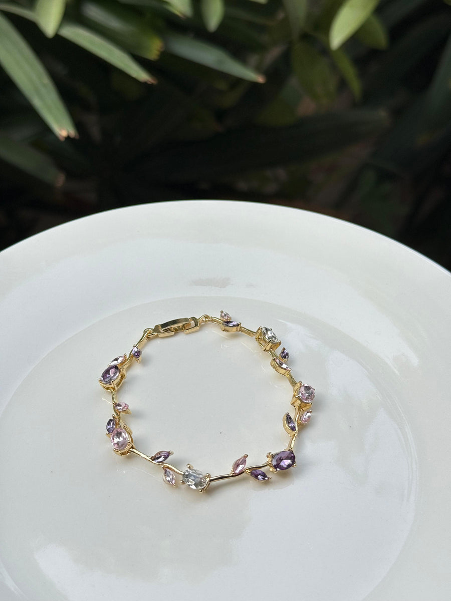 Purple Tulip Bracelet